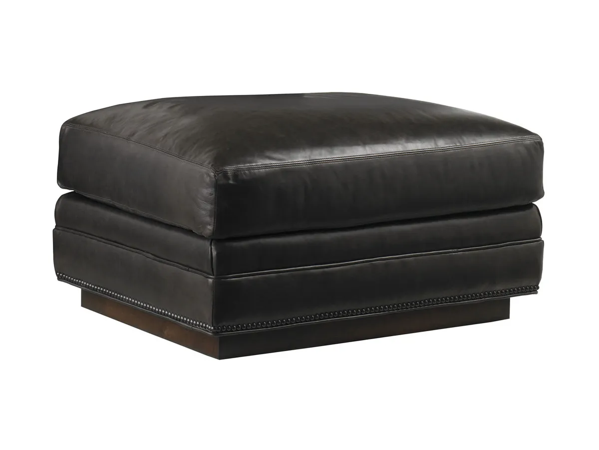 Balance Leather Ottoman - primary view
