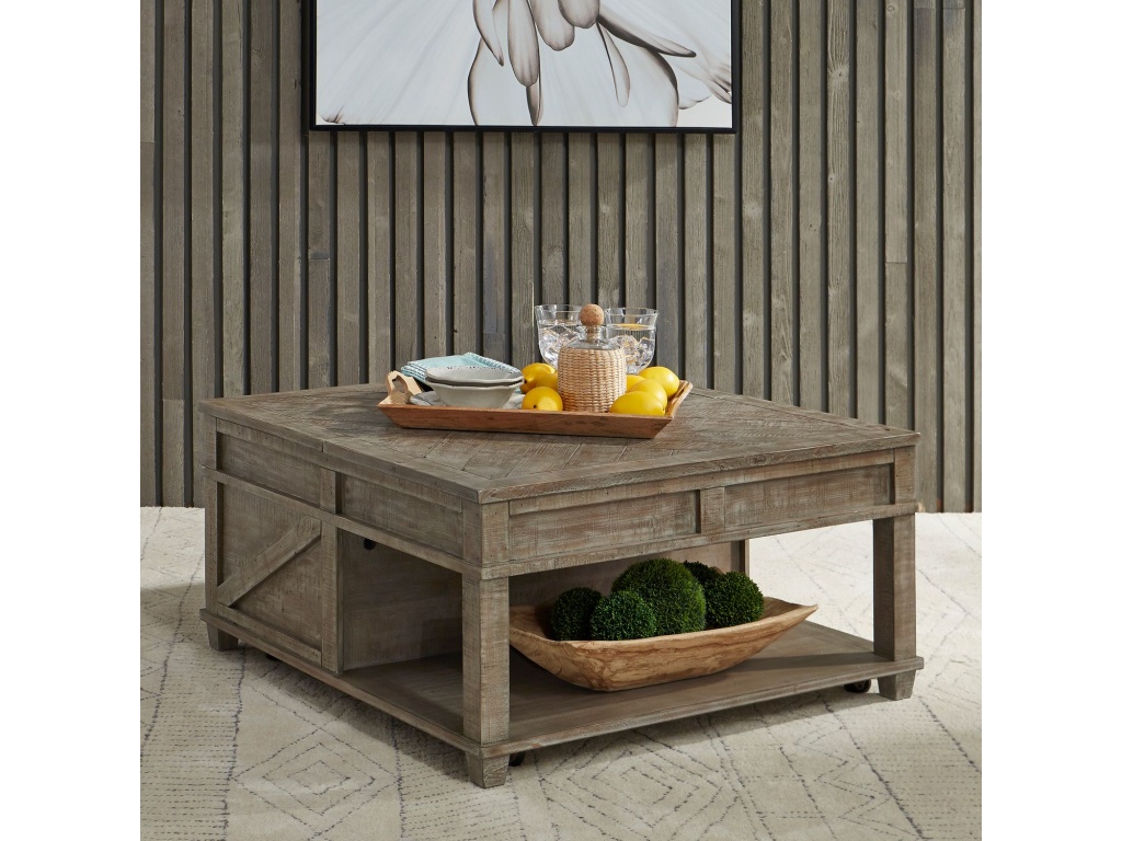Square Lift Top Cocktail Table - image 1