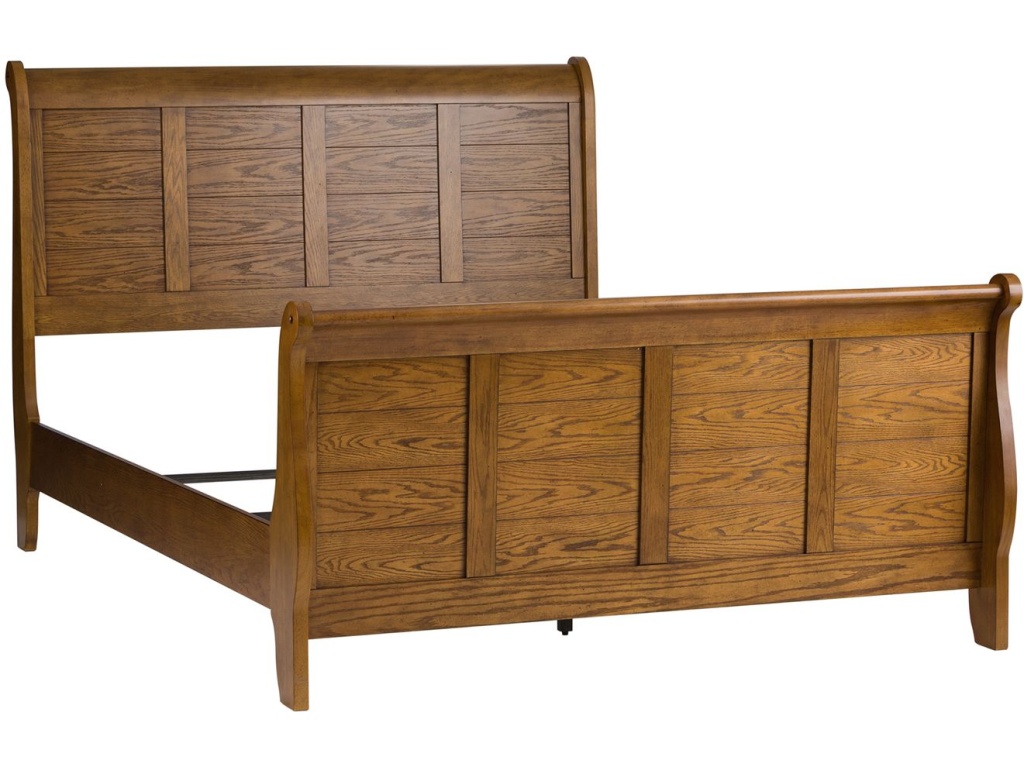 Queen Sleigh Bed - image 1