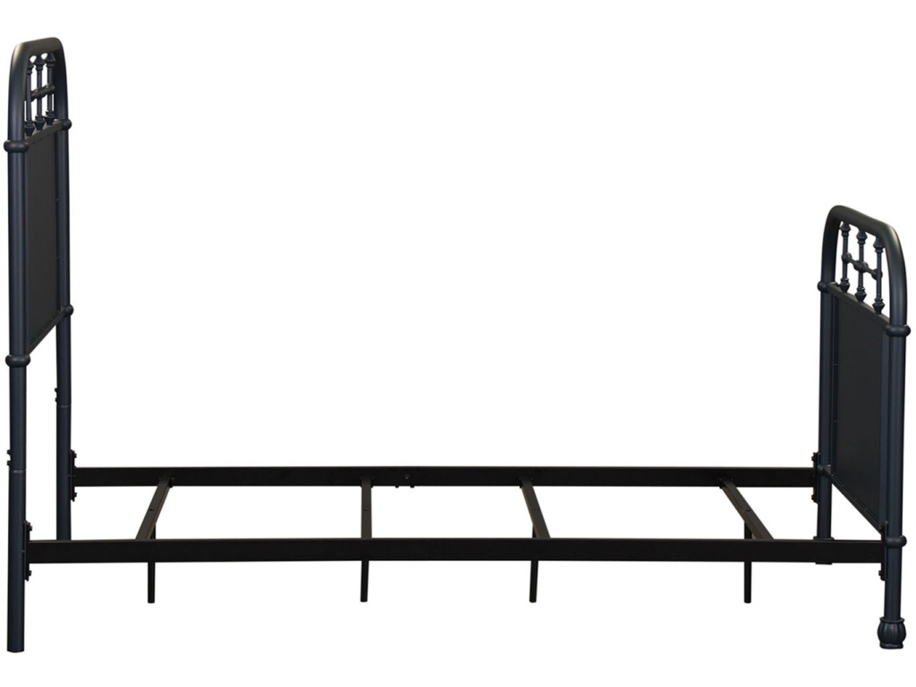 Twin Metal Bed - Navy - image 2