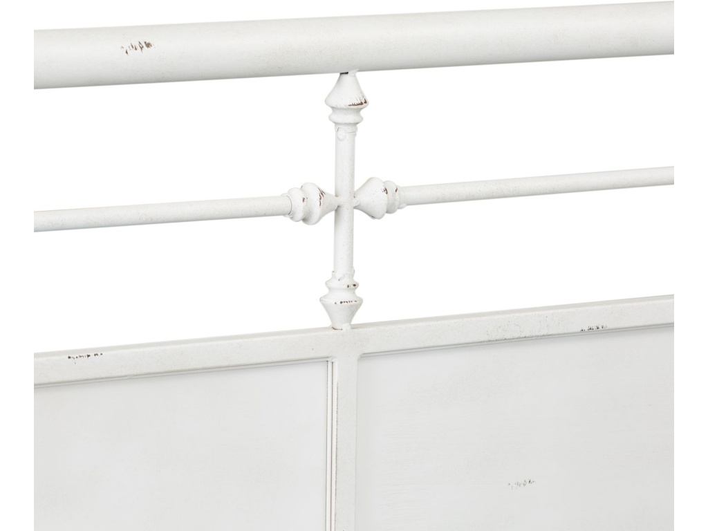 Twin Metal Day Bed - Antique White - image 4