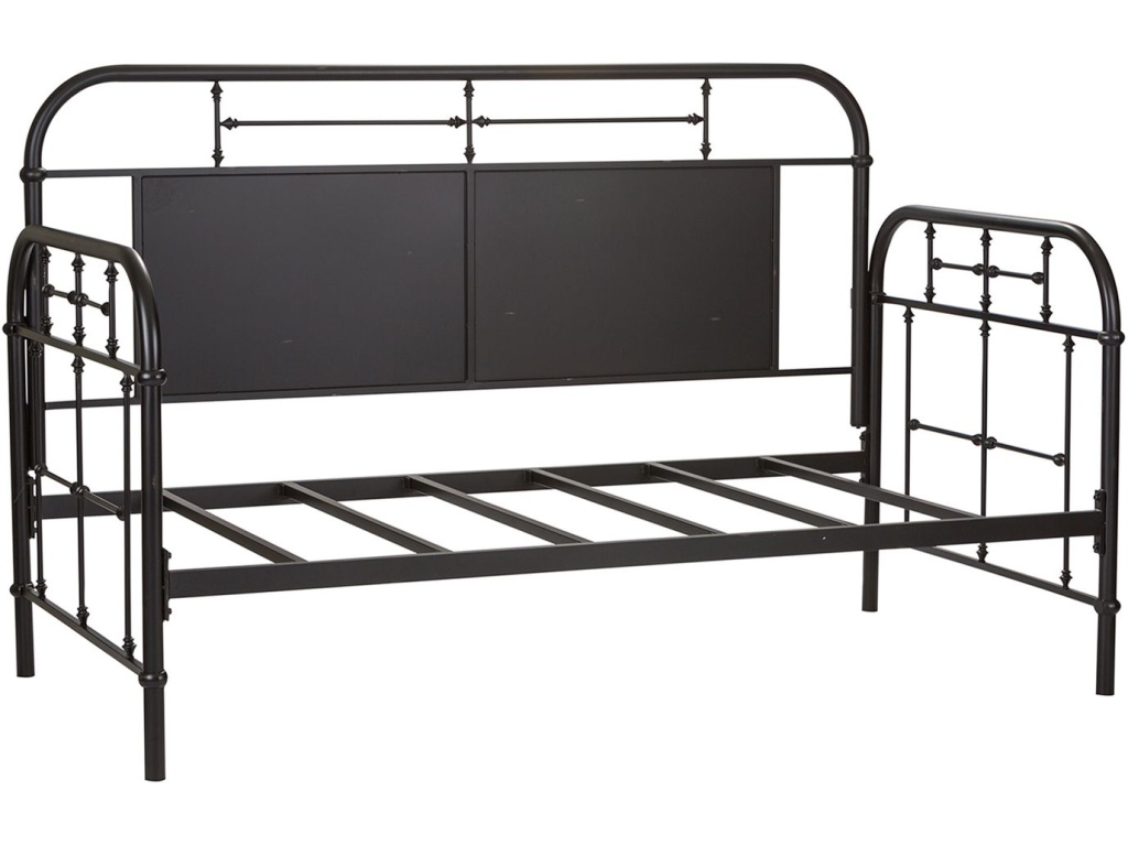 Twin Metal Day Bed - Black - image 1