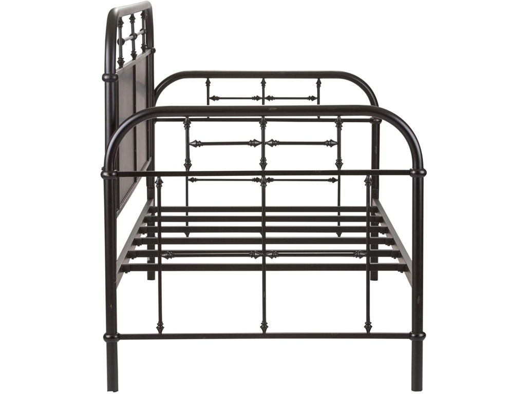 Twin Metal Day Bed - Black - image 3