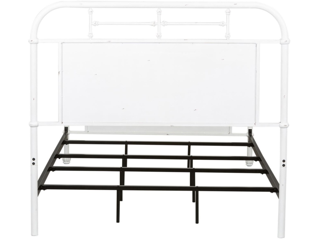 Full Metal Bed - Antique White - image 4