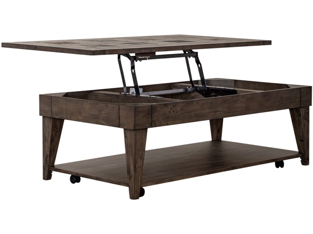 Lift Top Cocktail Table - image 2