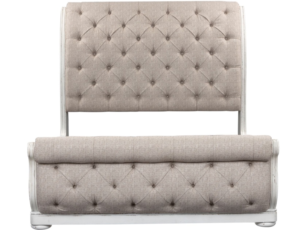 Queen Uph Sleigh Bed - image 1
