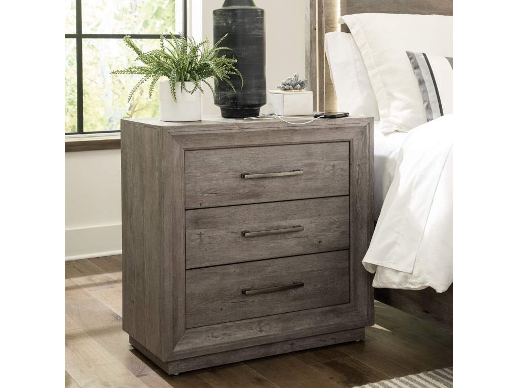 Bedside Chest w/ Charging Station - main image