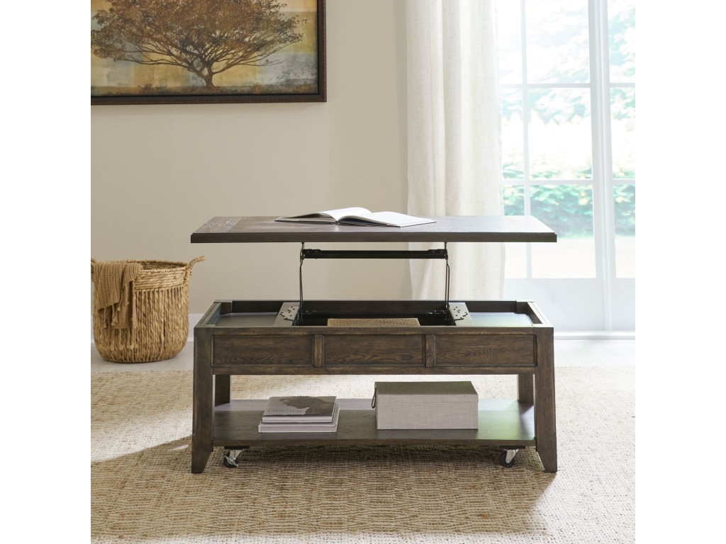 Lift Top Cocktail Table - image 1