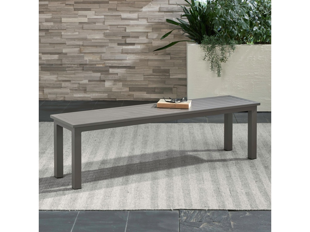 Outdoor Dining Bench - Granite - main image