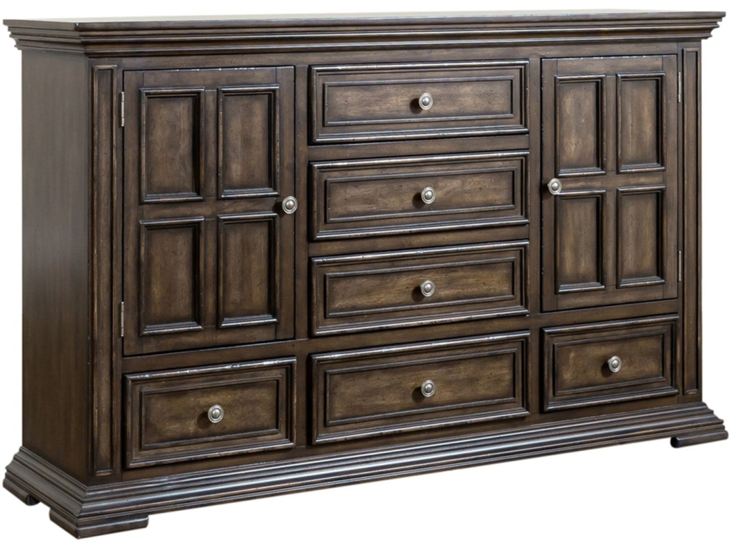 2 Door 6 Drawer Dresser - image 1