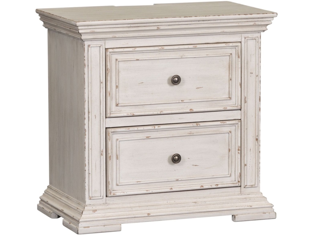 Bedside Chest w/ Charging Station - image 1