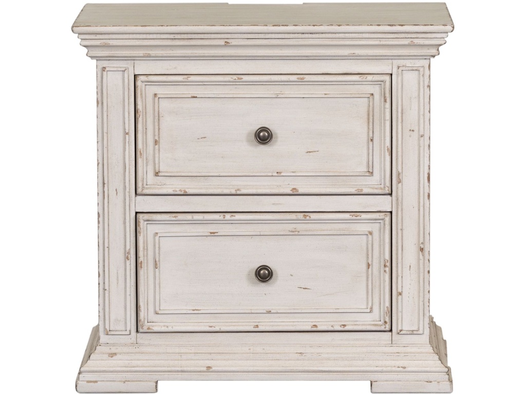 Bedside Chest w/ Charging Station - image 2