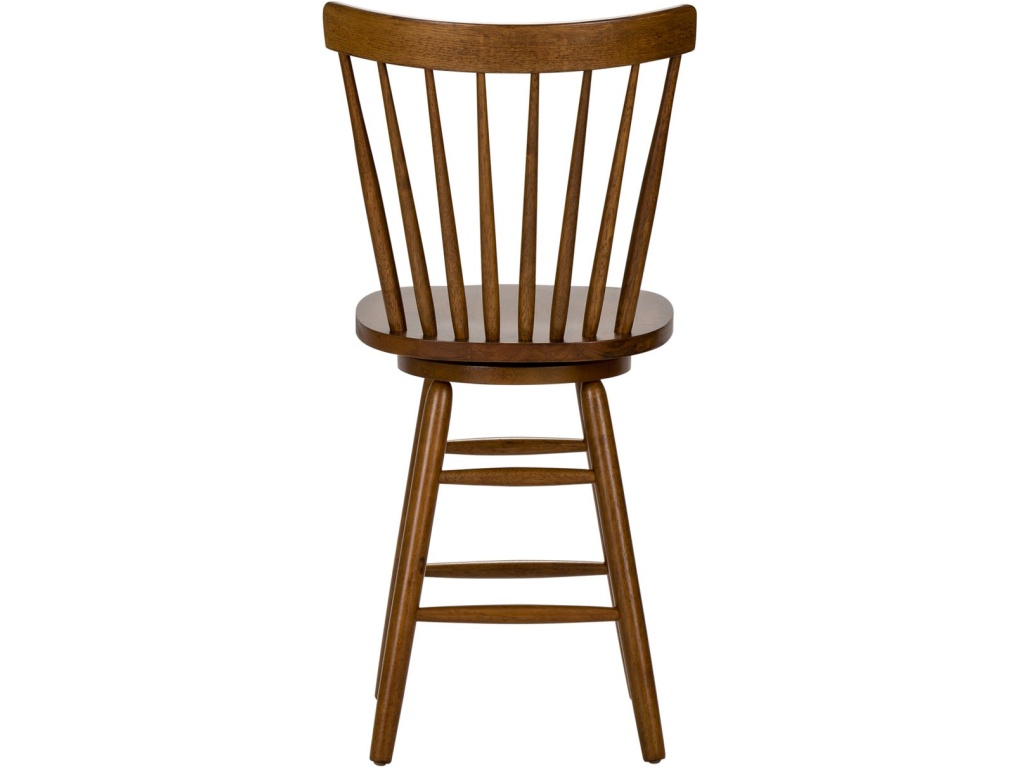 24 Inch Swivel Counter Chair - Tobacco - image 4