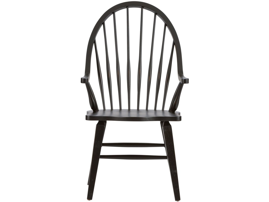 Windsor Back Arm Chair - Black - image 2
