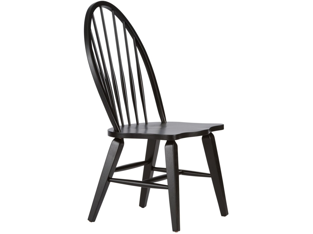 Windsor Back Side Chair - Black - image 1