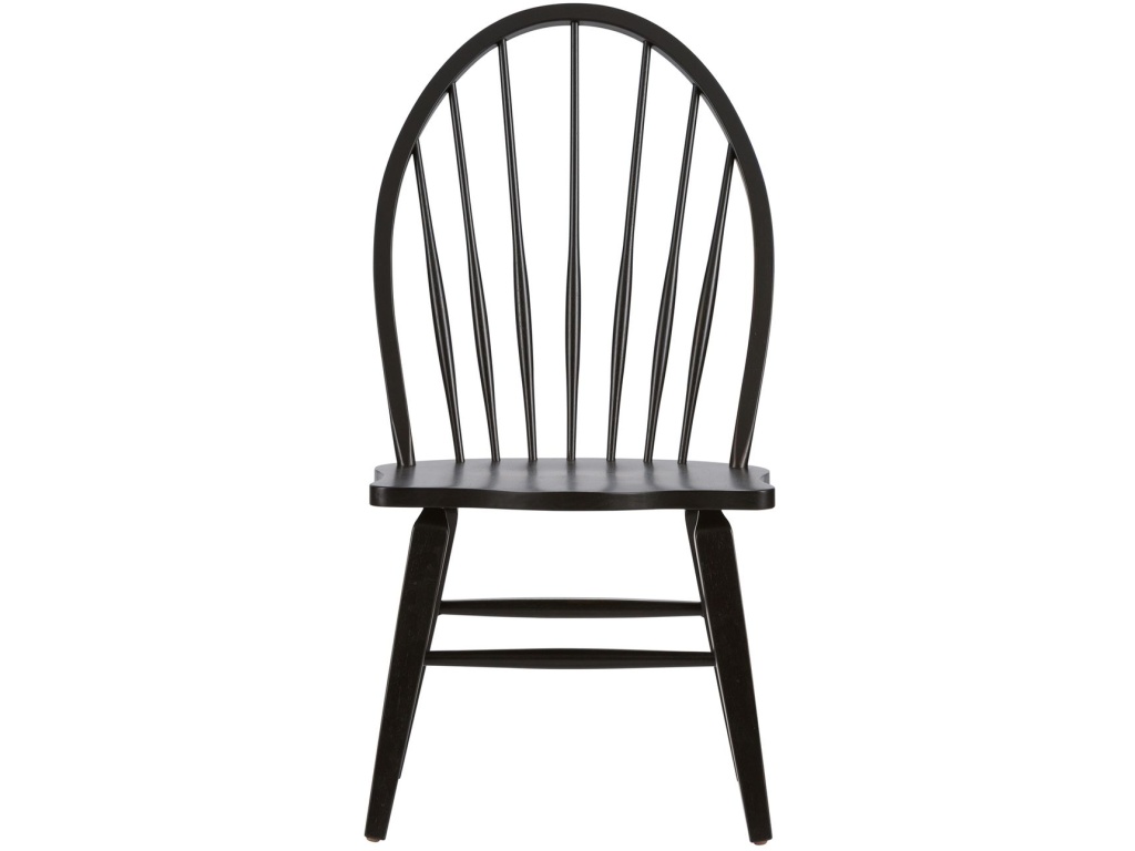 Windsor Back Side Chair - Black - image 2