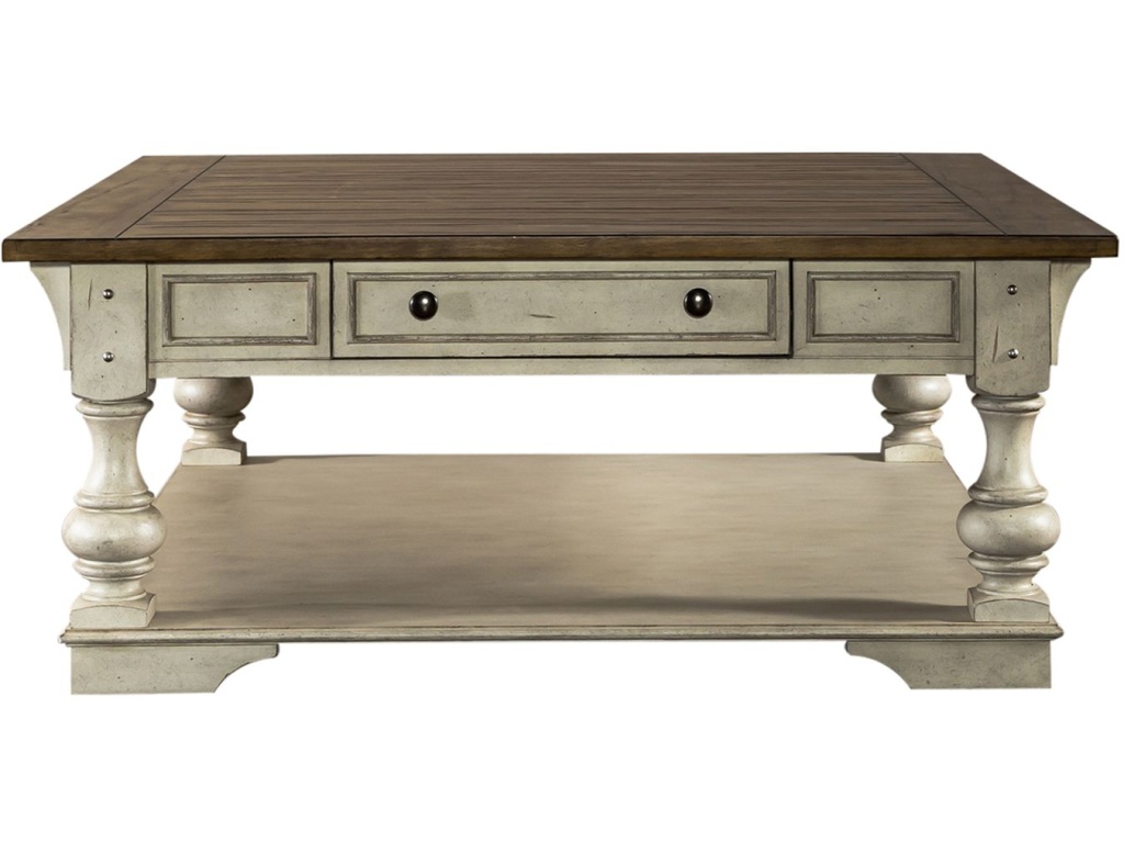 Drawer Square Cocktail Table - image 2
