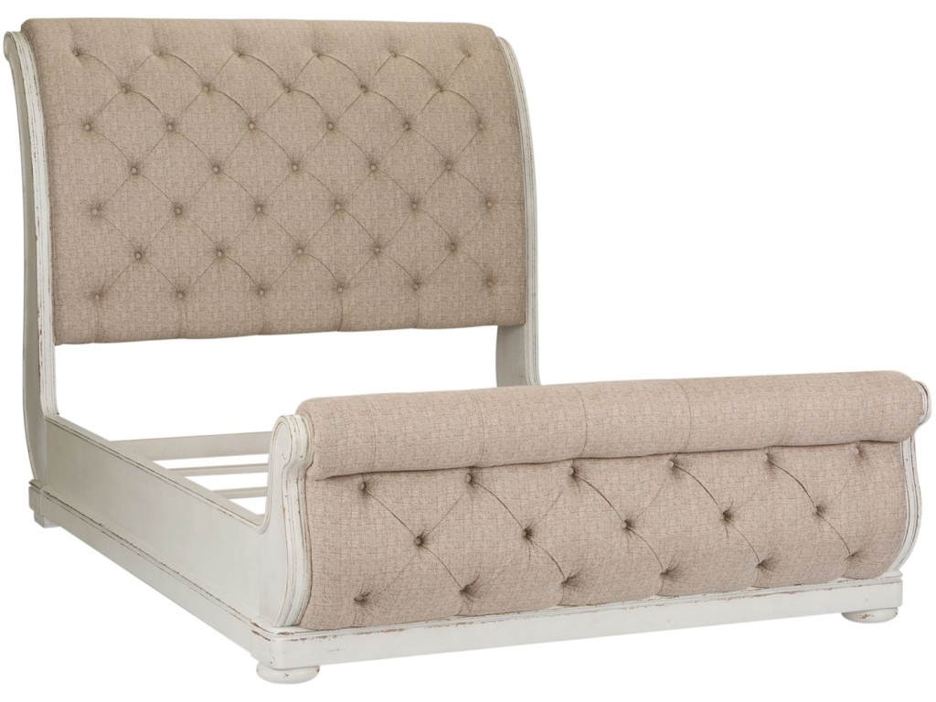 Queen Uph Sleigh Bed - image 1