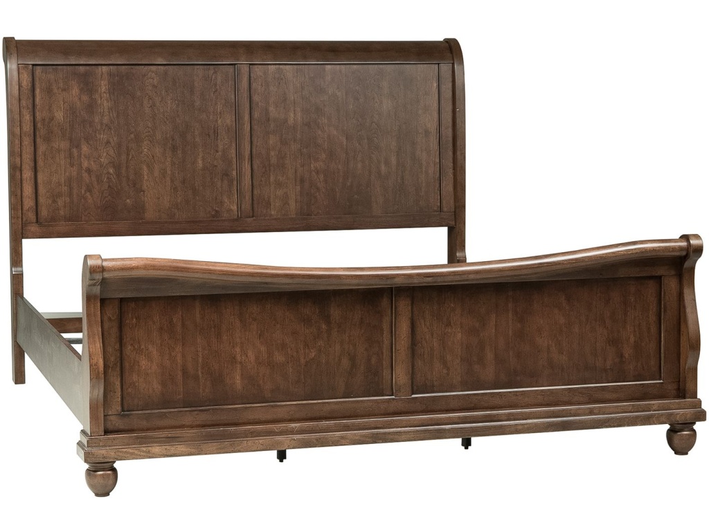 Queen Sleigh Bed - image 1