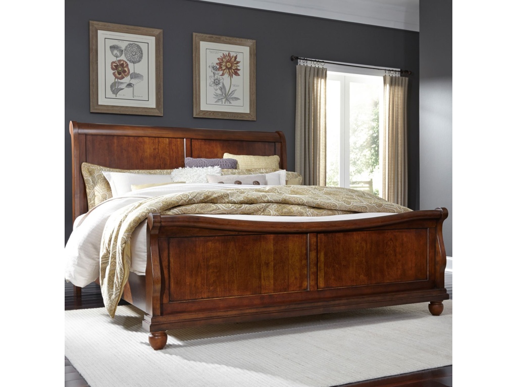 Queen Sleigh Bed - main image