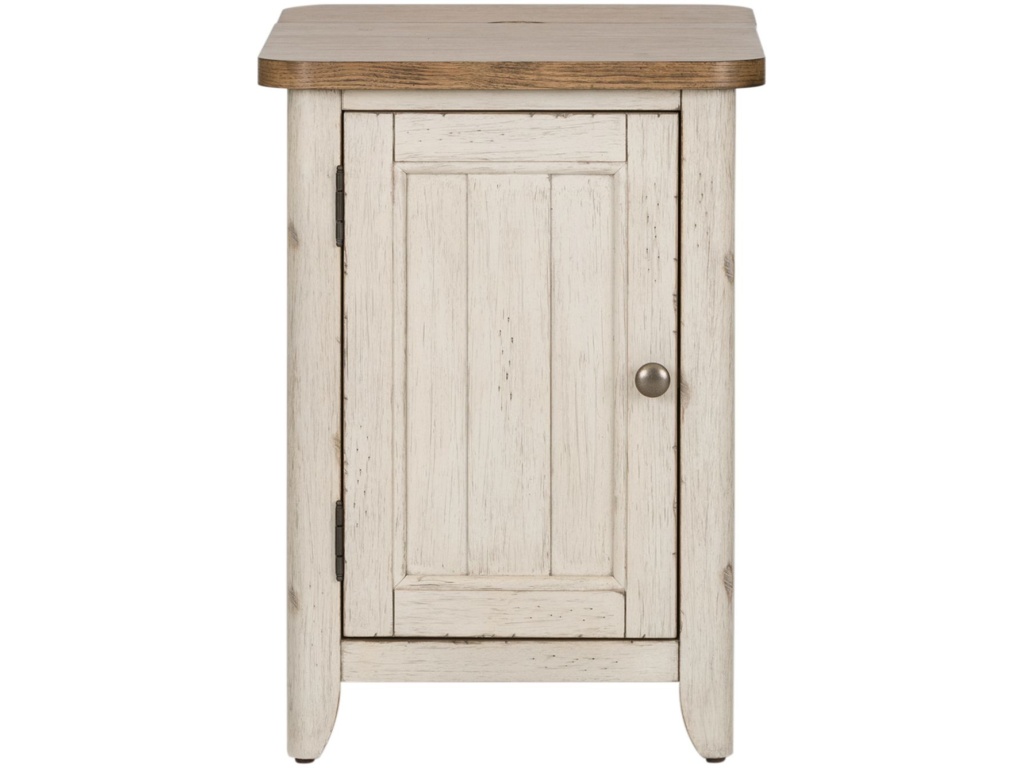 Door Chair Side Table w/ Charging Station - image 2