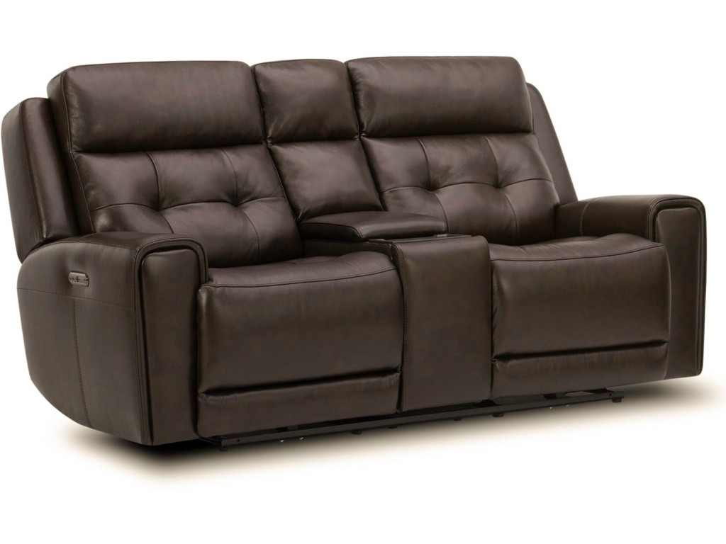 Loveseat w/Console P3 & ZG - Dark Brown - image 2