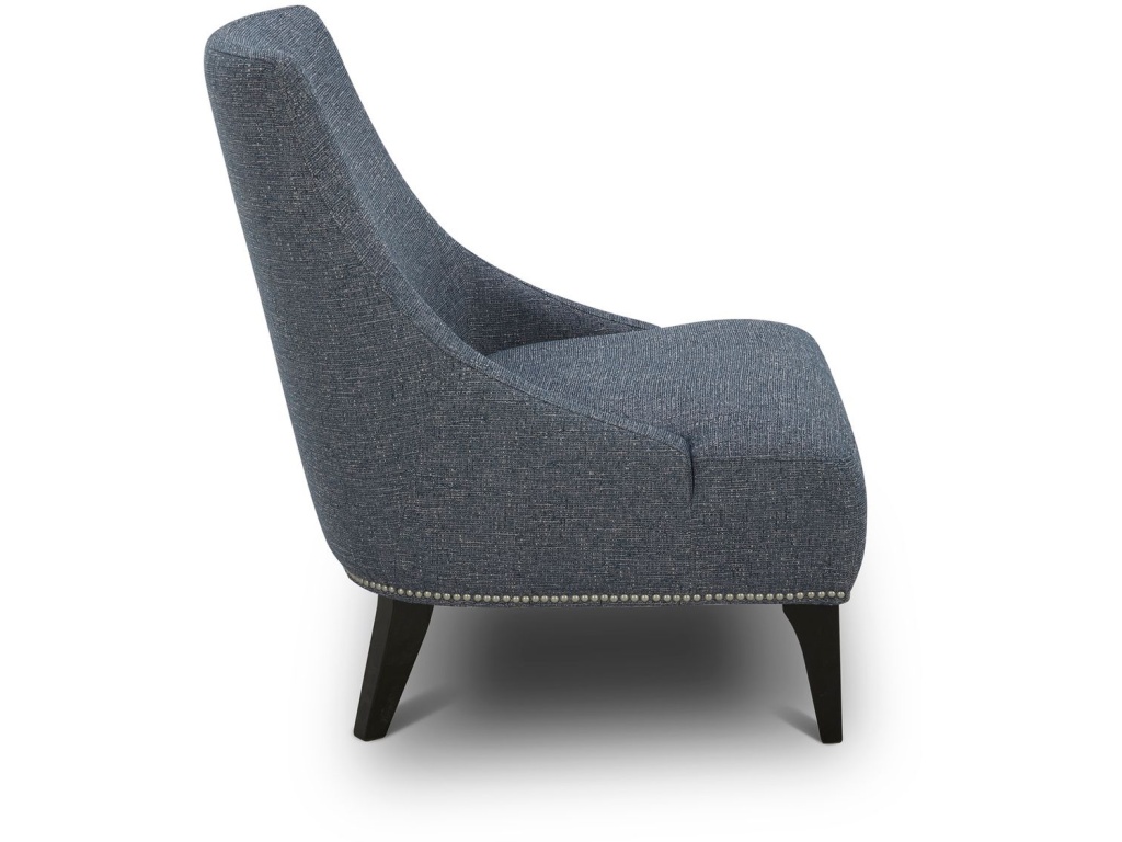 Upholstered Accent Chair - Blue - image 3