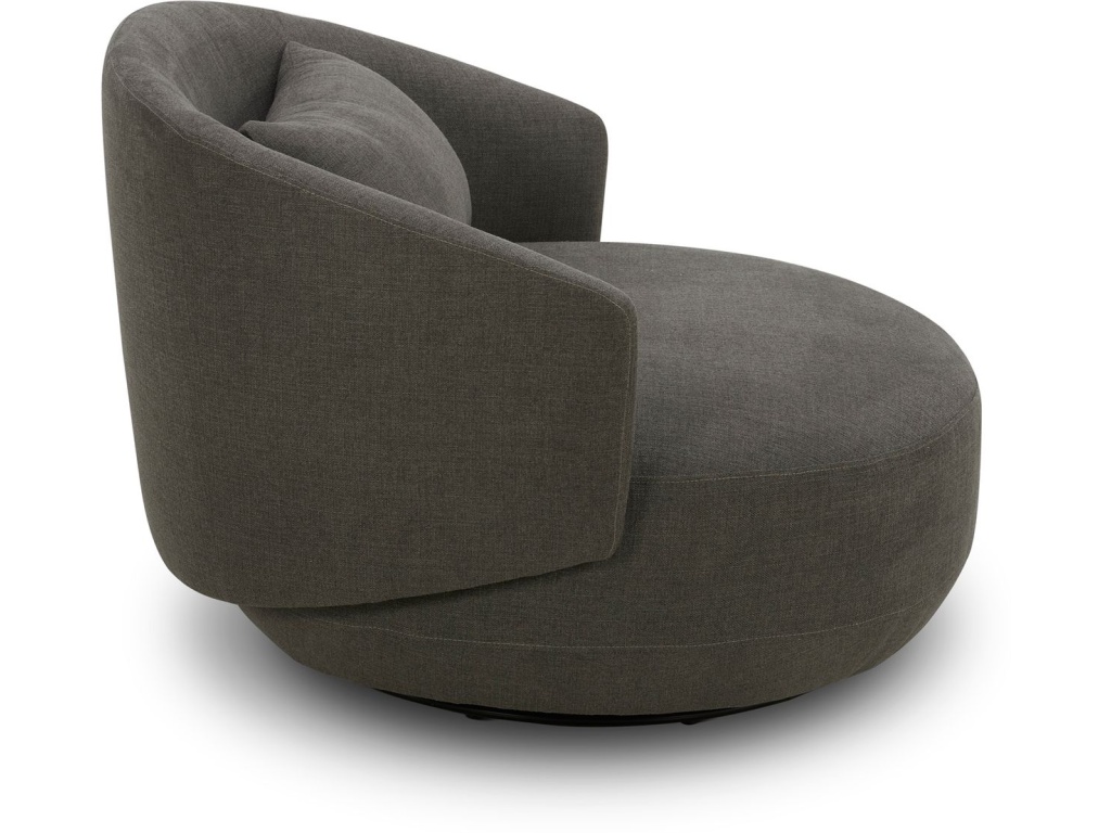 Uph Swivel Cuddler Chair - Charcoal - image 3