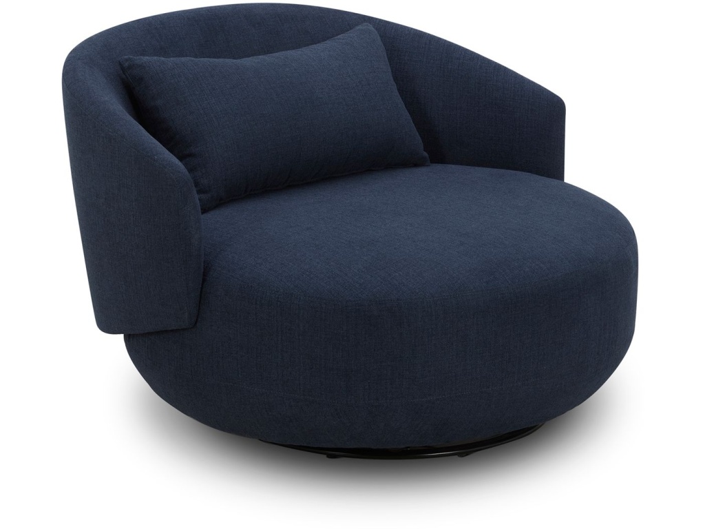 Uph Swivel Cuddler Chair - Midnight - image 1