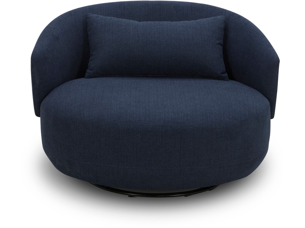 Uph Swivel Cuddler Chair - Midnight - image 2