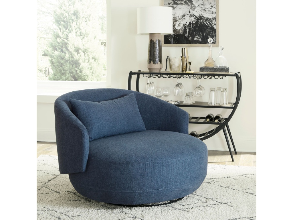 Uph Swivel Cuddler Chair - Midnight - main image