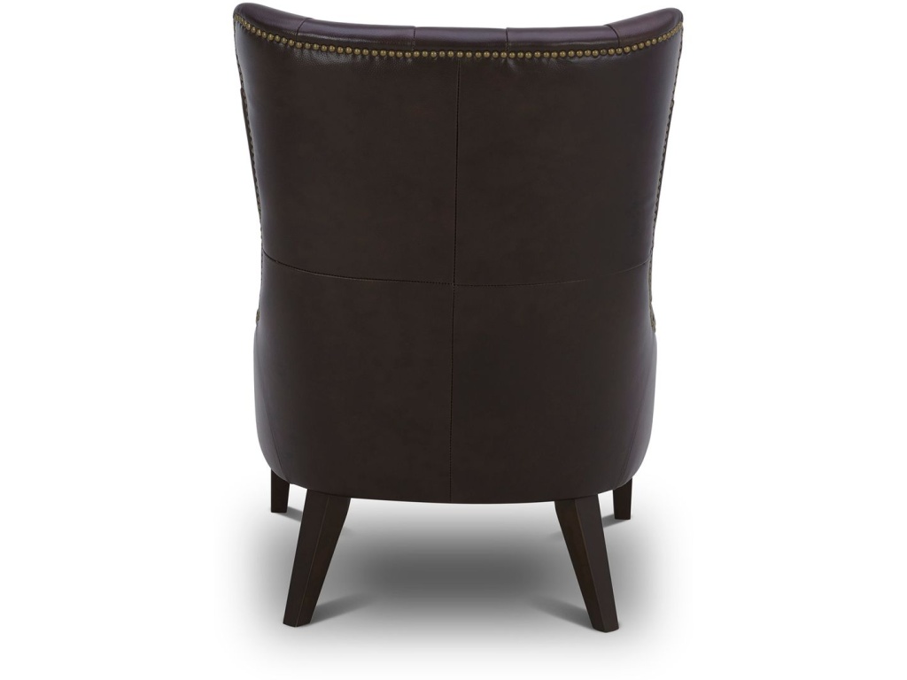 Leather Accent Chair - Brown - image 4