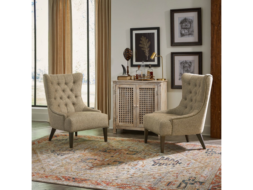 Upholstered Accent Chair - Cocoa - image 1