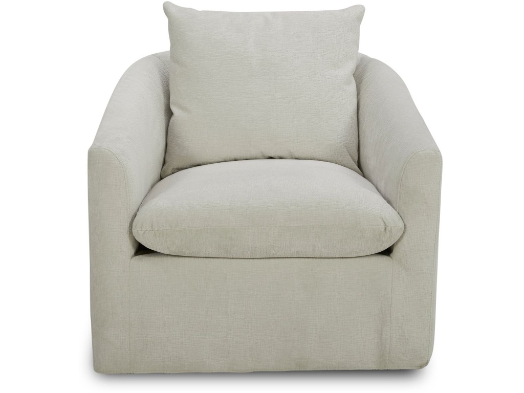Uph Swivel Accent Chair - Ivory - image 3
