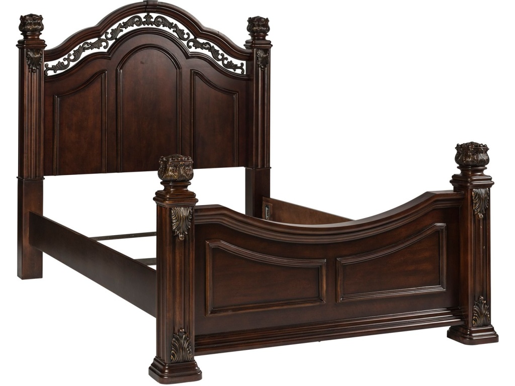 Queen Poster Bed - image 1