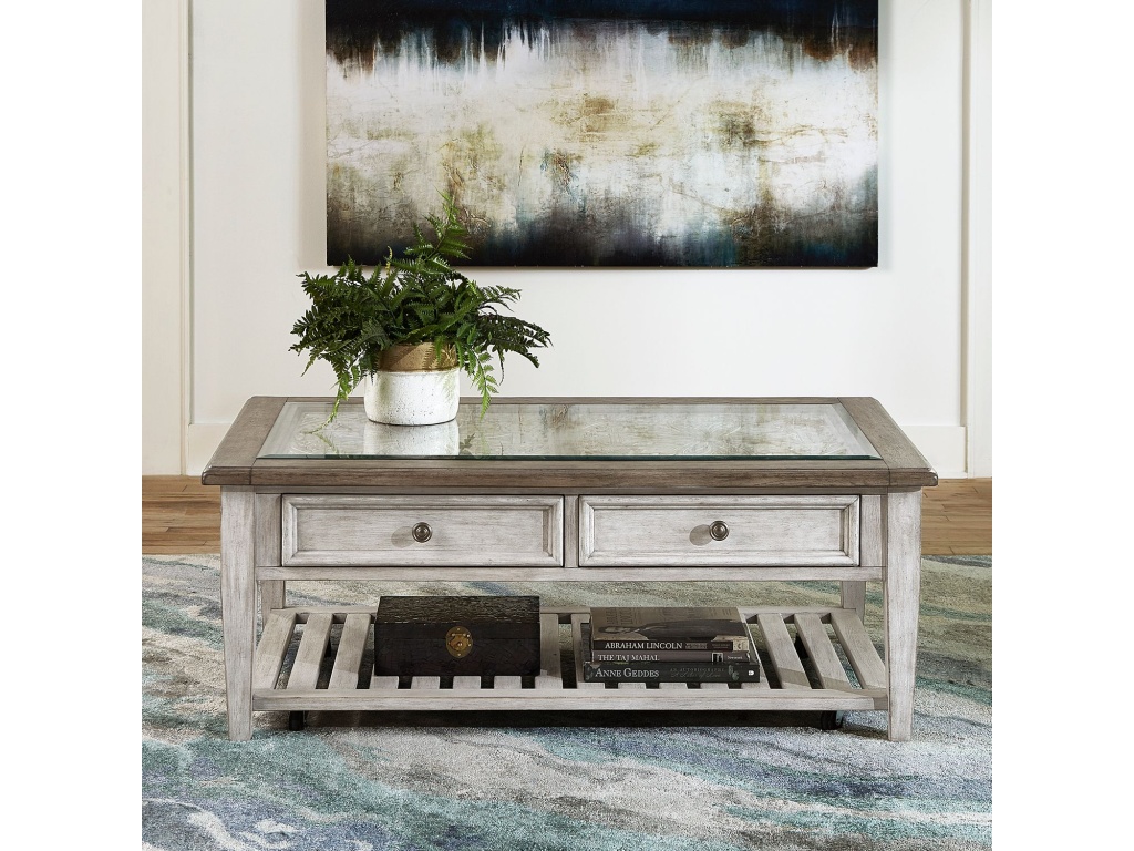 Rect Ceiling Tile Cocktail Table - main image