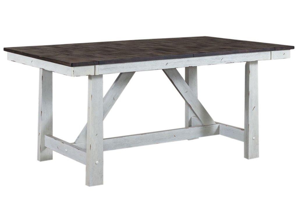 Optional 5 Piece Trestle Table Set - image 1