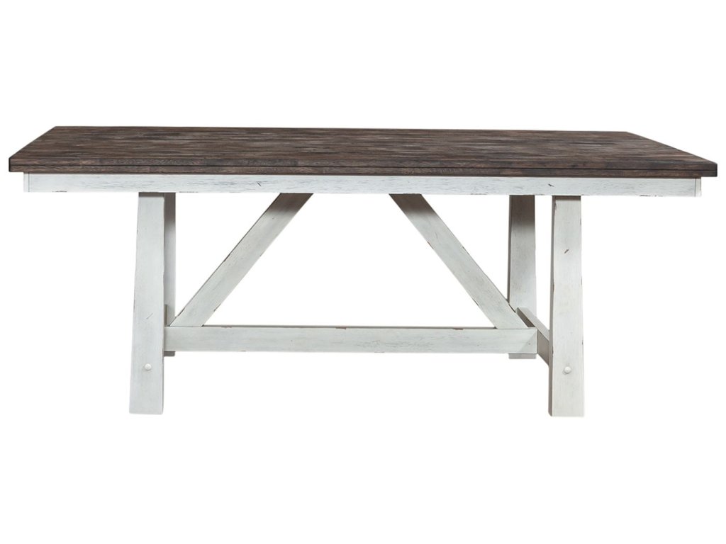 Fixed Top Trestle Table - image 2