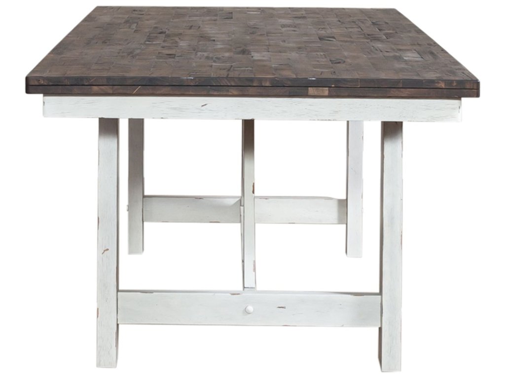 Fixed Top Trestle Table - image 3