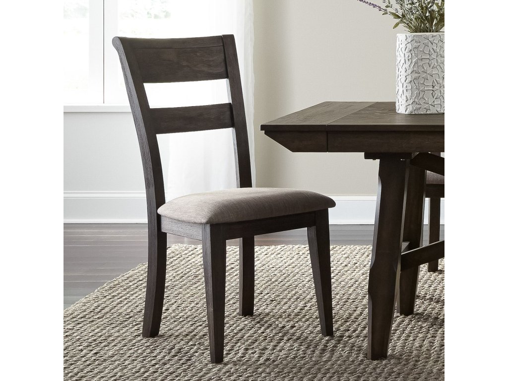 7 Piece Trestle Table Set - image 3