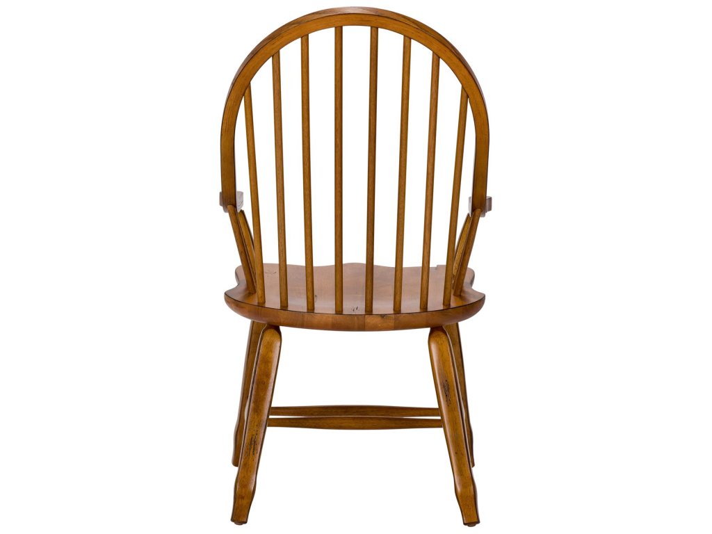 Bow Back Arm Chair - Oak - image 6