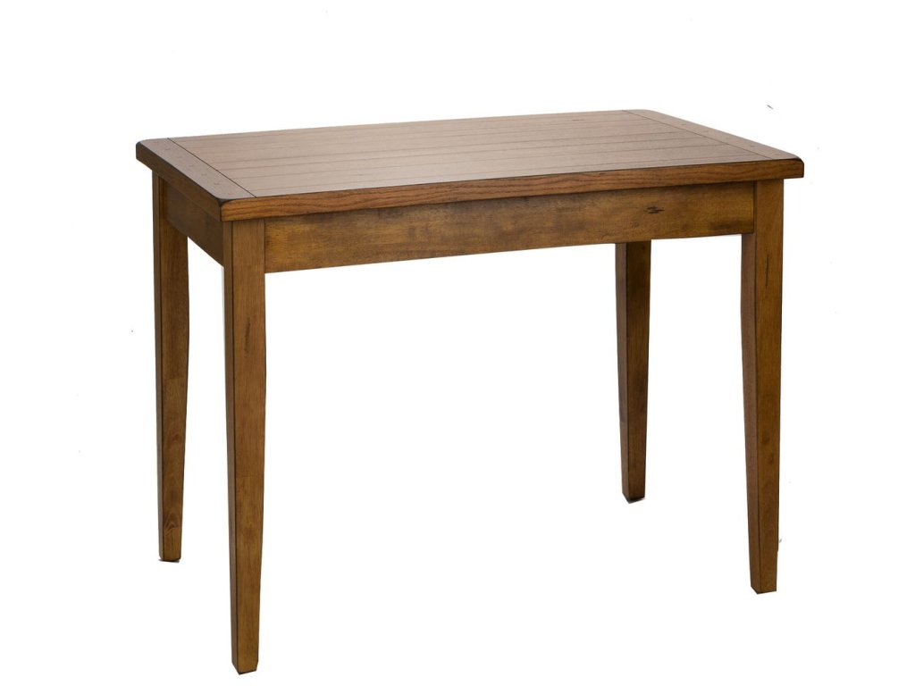 Rectangular Leg Table - Oak - image 1