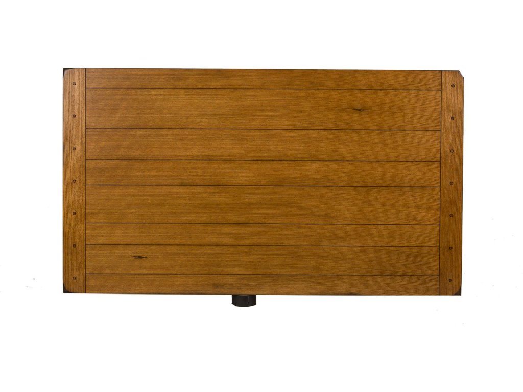 Rectangular Leg Table - Oak - image 4