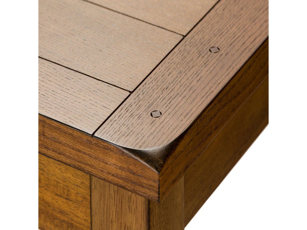 Rectangular Leg Table - Oak - image 5