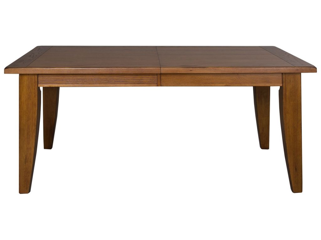 Rectangular Leg Table - Oak - image 1
