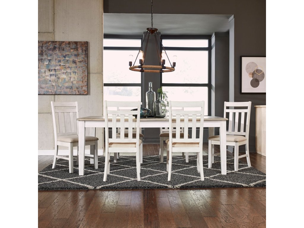 7 Piece Rectangular Table Set - main image