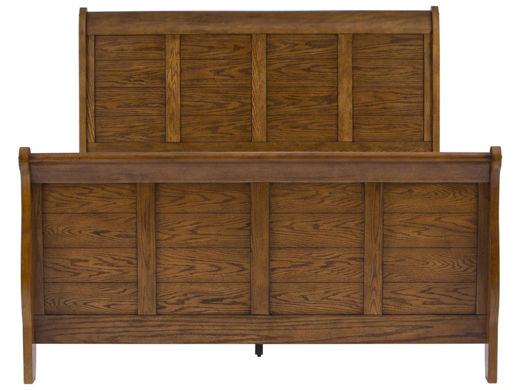 Queen Sleigh Headboard & Footboard (RTA) - image 2