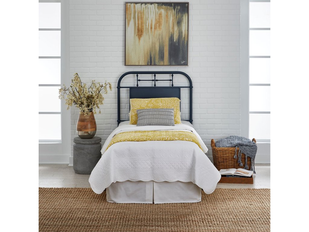 Twin Metal Headboard - Navy - main image