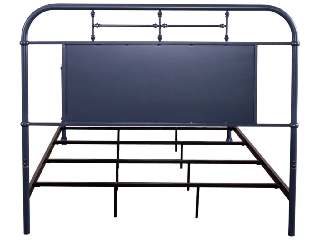 Queen Metal Bed- Navy - image 5