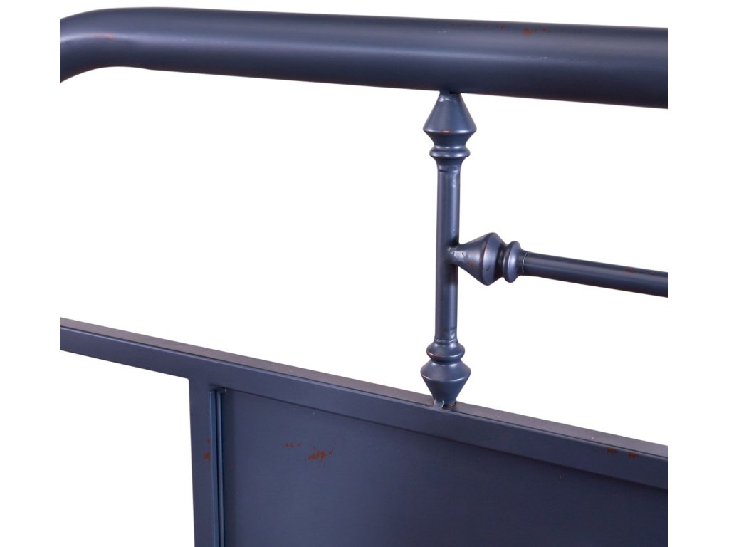 Queen Metal Bed- Navy - image 6